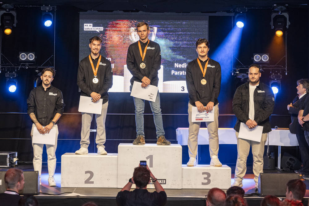 Medaillengewinner Gebäudetechnikplaner Sanitär
