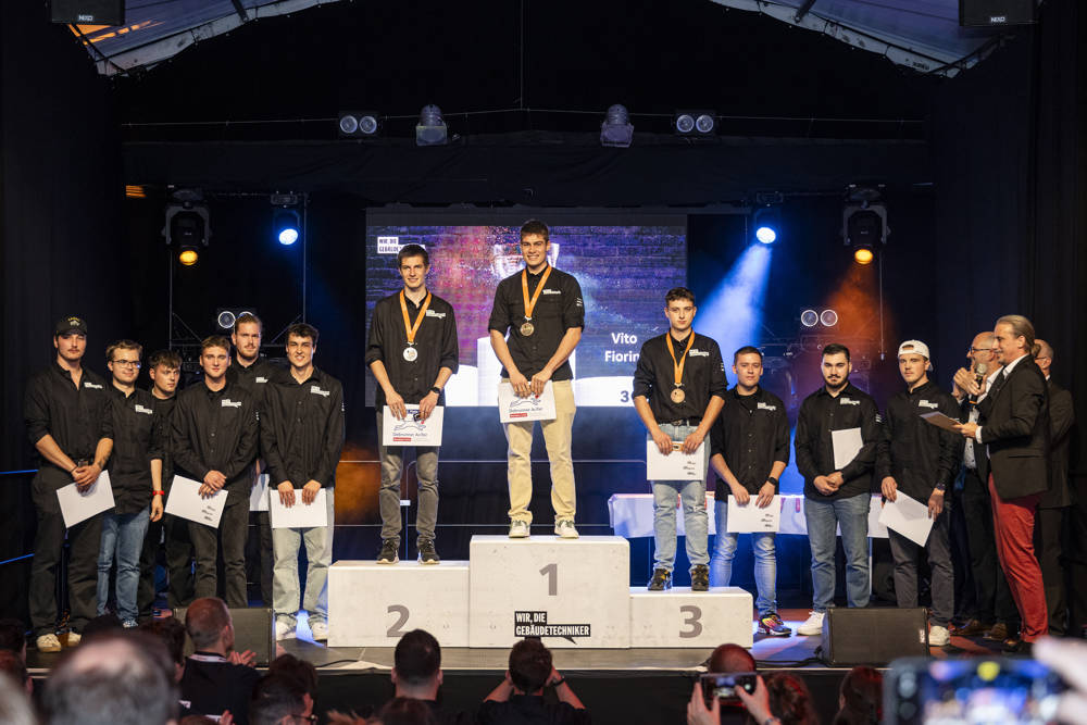 Medaillengewinner Heizungsinstallateur
