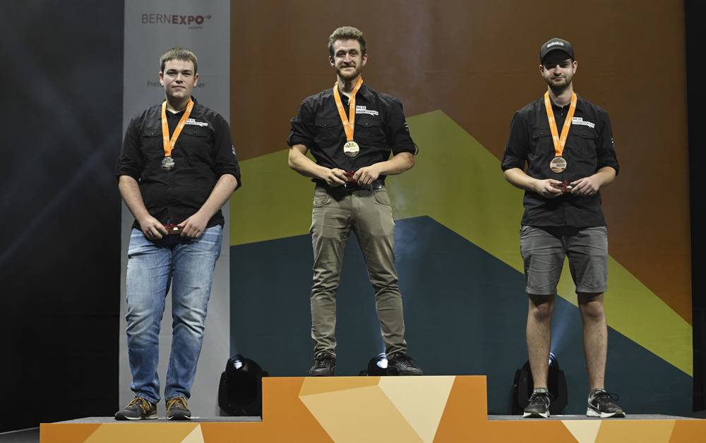 Medaillengewinner Heizungsinstallateur