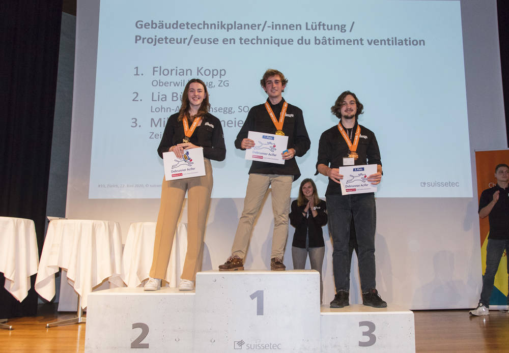 Medaillengewinner Gebäudetechnikplaner/-in Lüftung